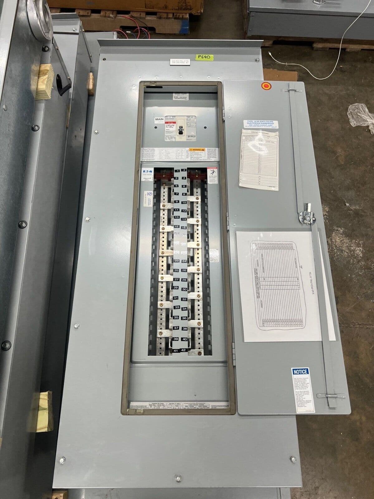 Eaton PRL1A PowRLine Panelboard 225A 208Y/120V 3PH 4W 3R Outdoor Encl P640 – image 1