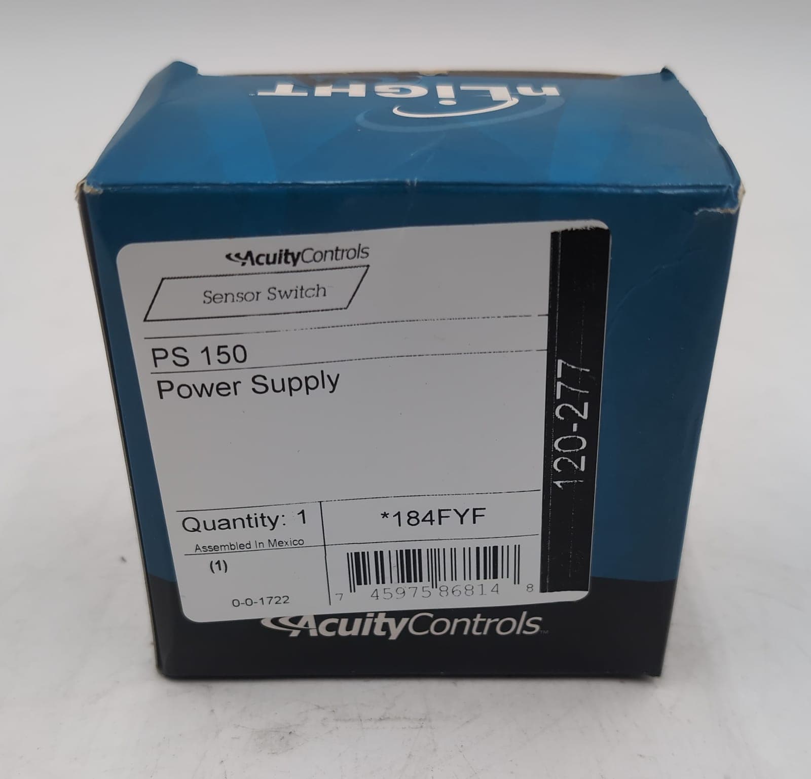 NEW nLight PS 150 Power Supply 15VDC 150mA 120/277VAC 184FYF Acuity SensorSwitch