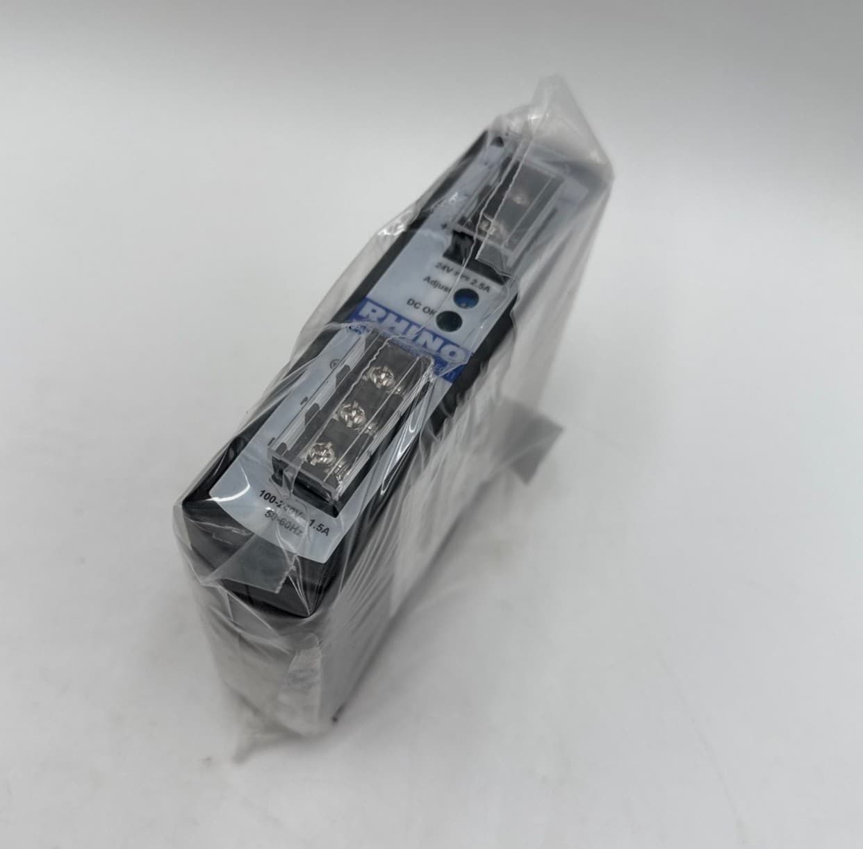 Rhino PSB24-060-P Power Supply 24VDC 60W Plastic Case DIN Rail Mount – image 1