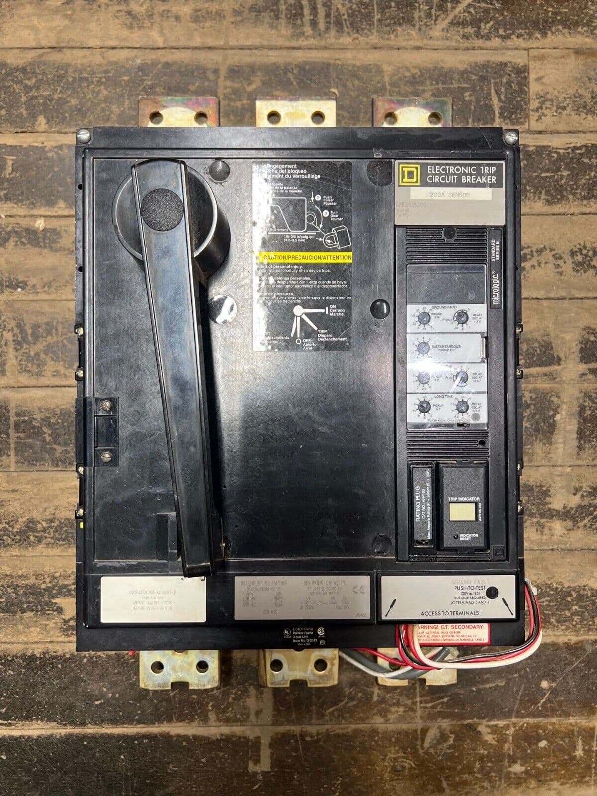 Square D PXF361200G Circuit Breaker — image 1 of 8