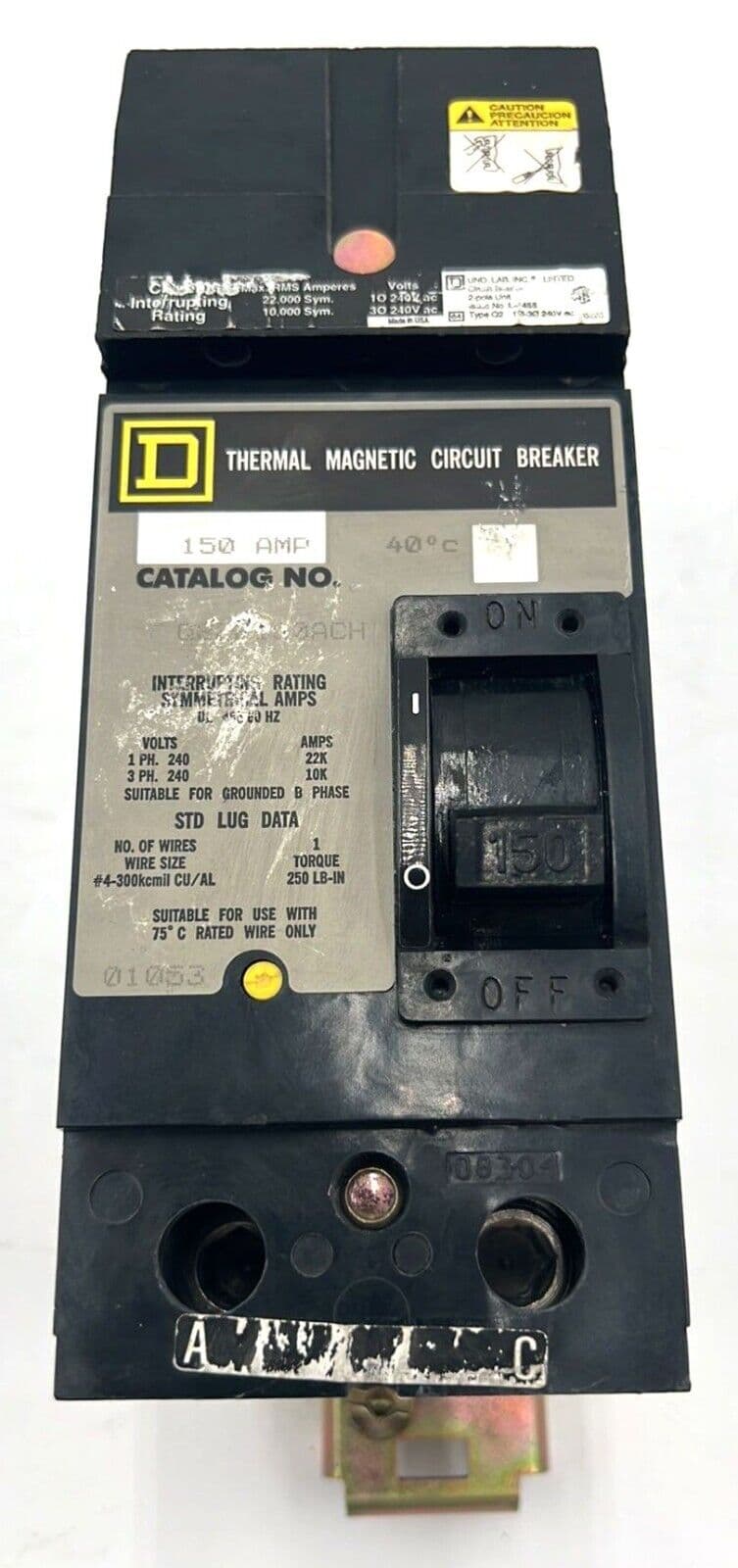 Square D Q222150ACH Circuit Breaker — image 1 of 5