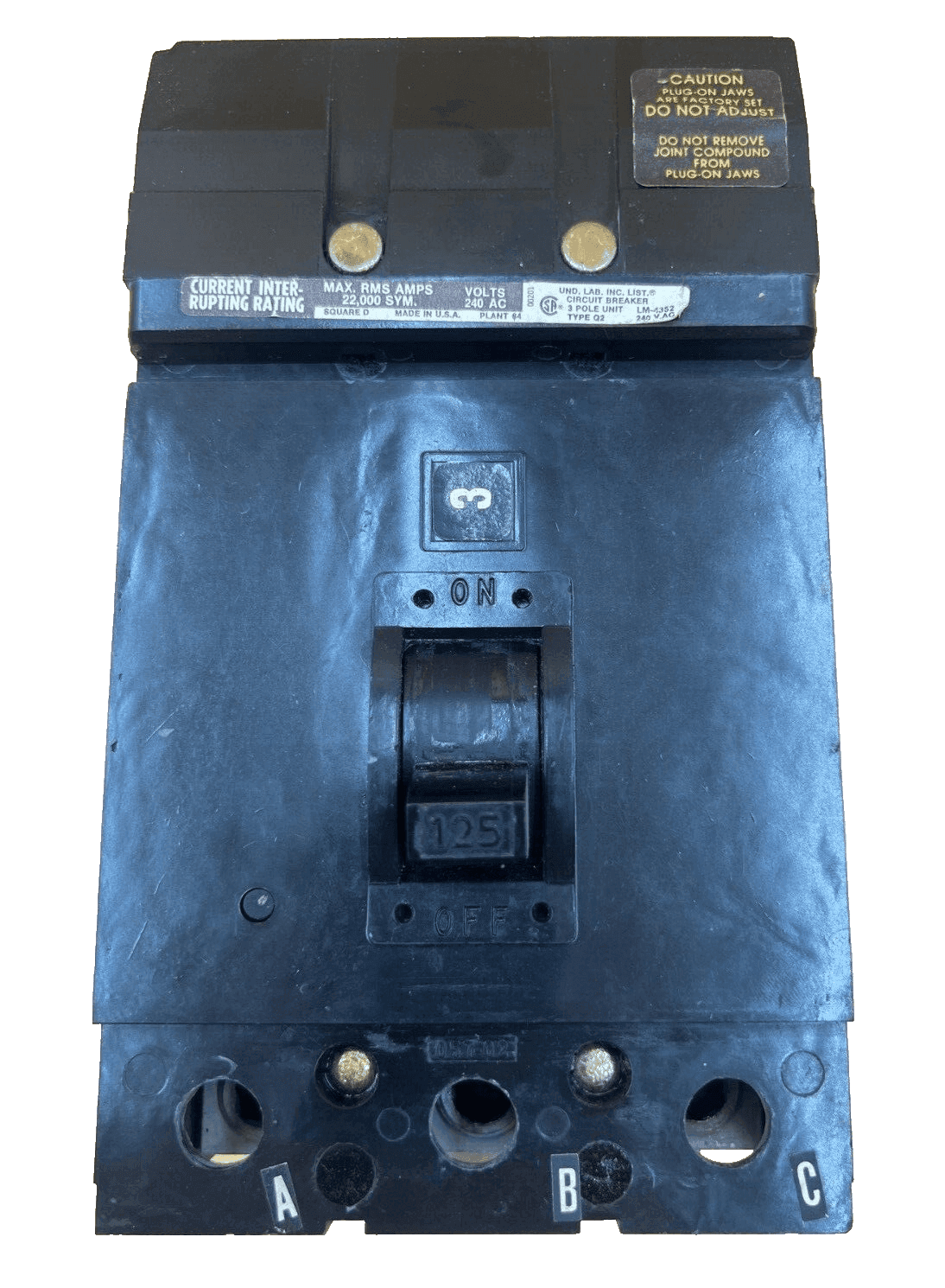 Square D Q232125H Circuit Breaker — image 1 of 7