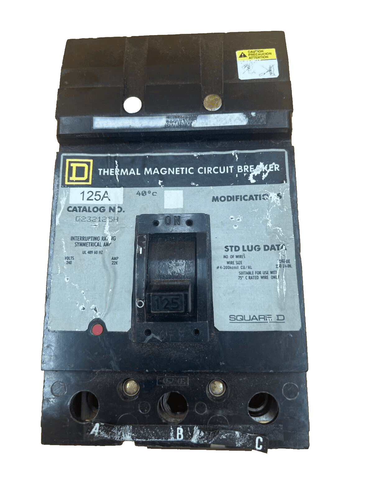Square D Q232125H Circuit Breaker — image 1 of 6