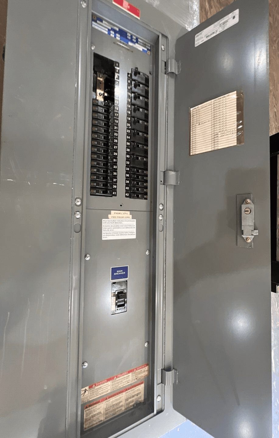 Square D NQOD Panelboard 150A 208Y/120V 3PH 4W 42 Circuit Main P256