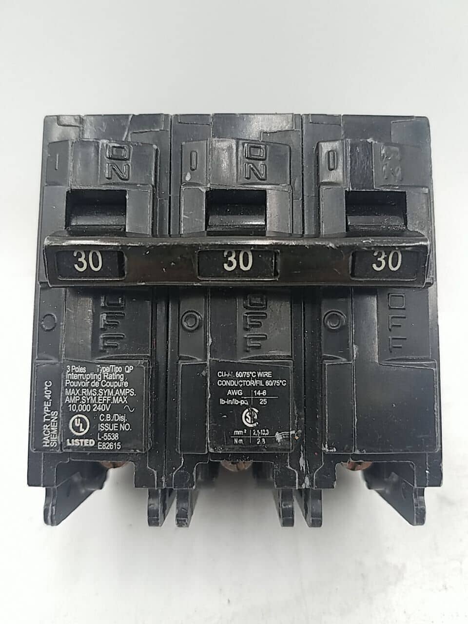 Siemens Q330 Circuit Breaker — image 1 of 6