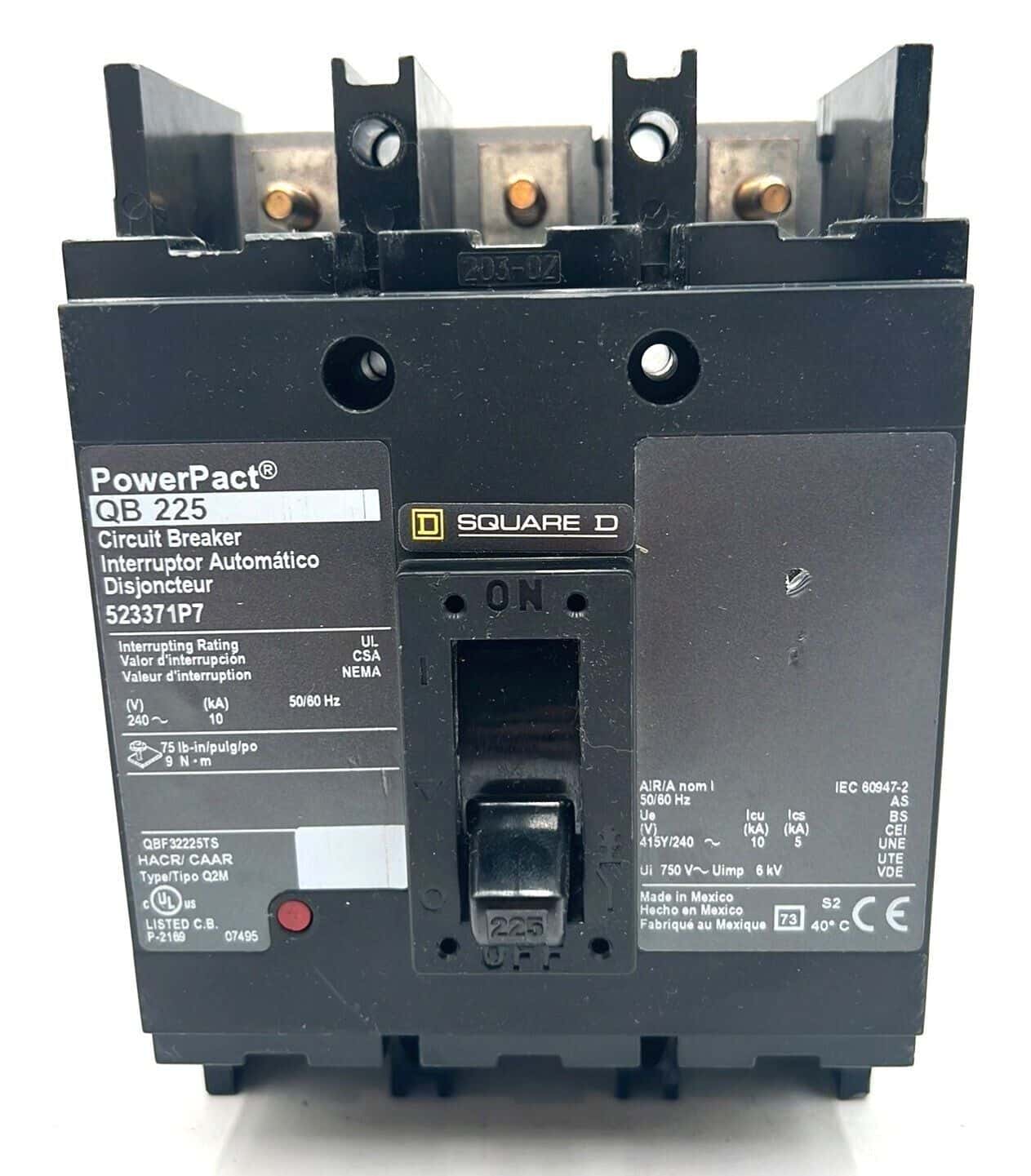 Square D QBF32225TS Circuit Breaker — image 1 of 7