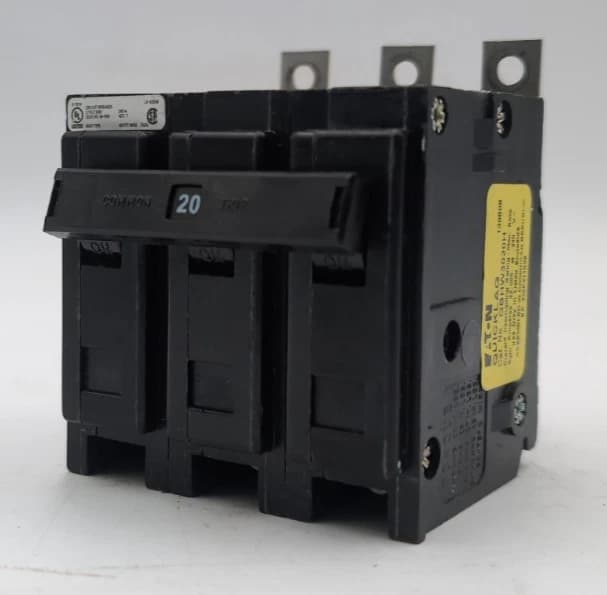 Eaton QBHW3020H Circuit Breaker 20A 3P 240V 3PH 20 Amp 240 Volt Bolt On USED – image 1