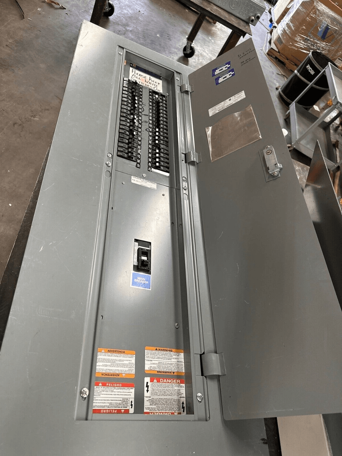 Square D NQOD442M225 NQOD Panelboard 225A 208Y/120V 3PH 4W 42 Cir Main P404