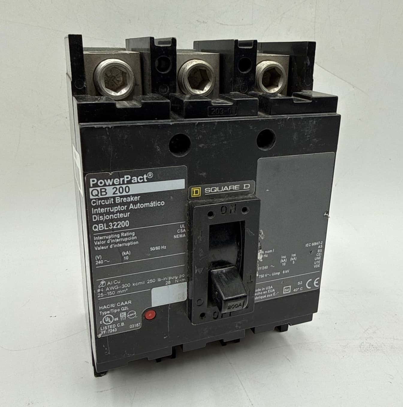 Square D QBL32200 Circuit Breaker — image 1 of 9