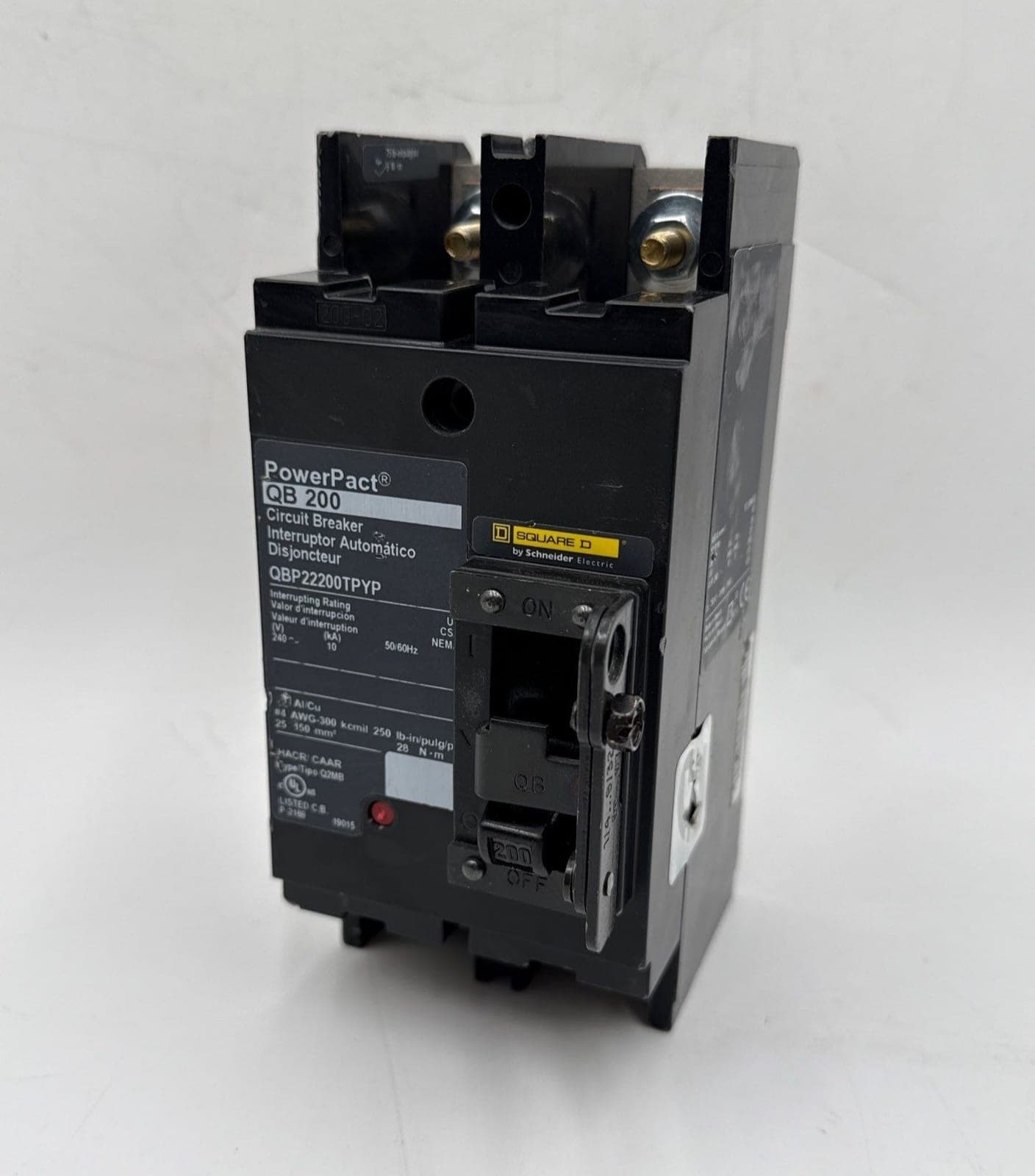 Square D QBP22200TPYP Circuit Breaker — image 1 of 9