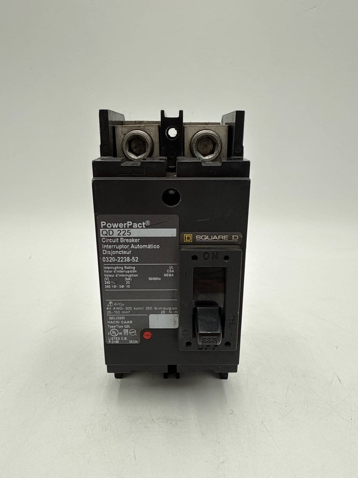 Square D QDL22225 Circuit Breaker — image 1 of 7