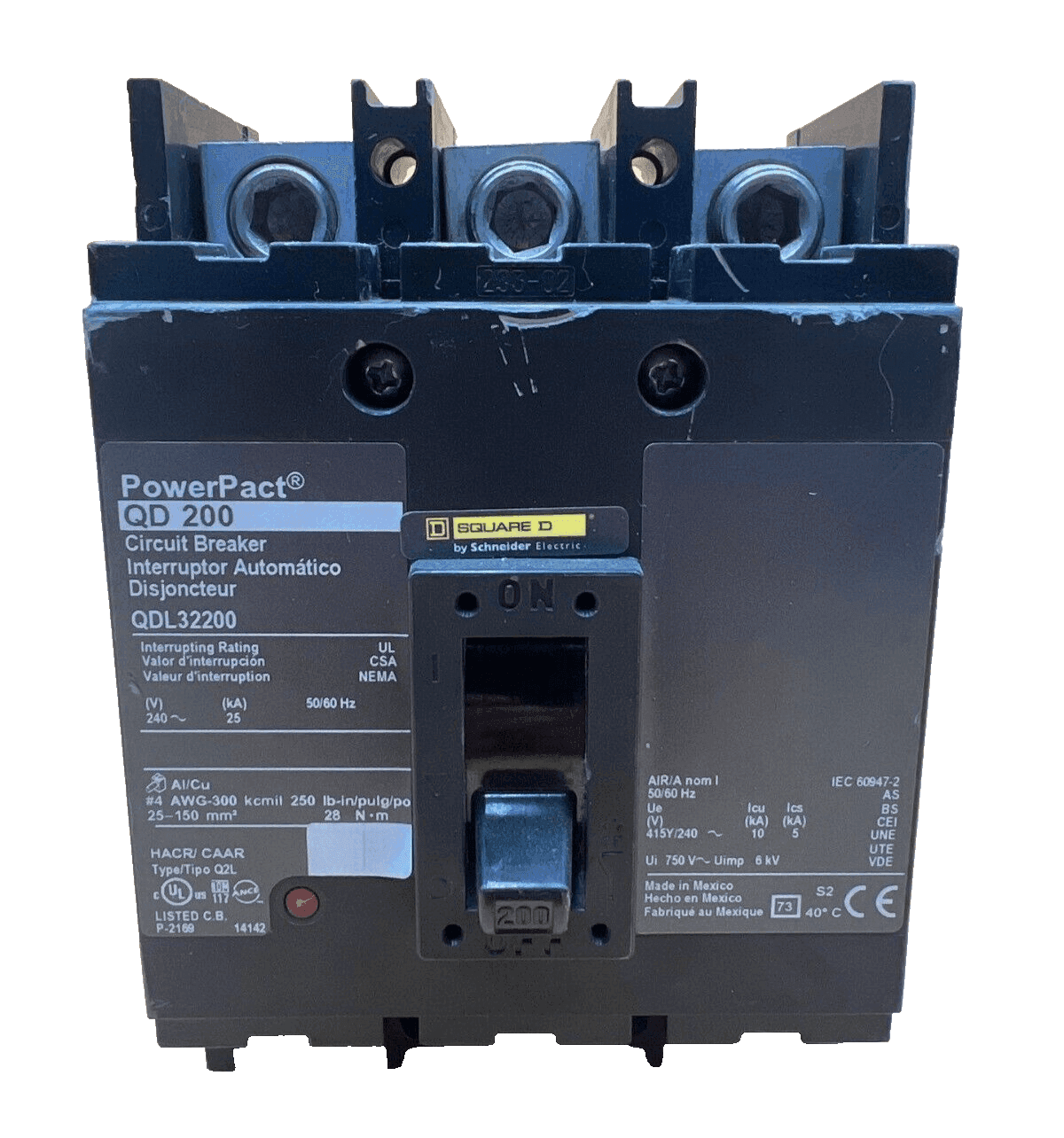 Square D QDL32200 Circuit Breaker — image 1 of 6