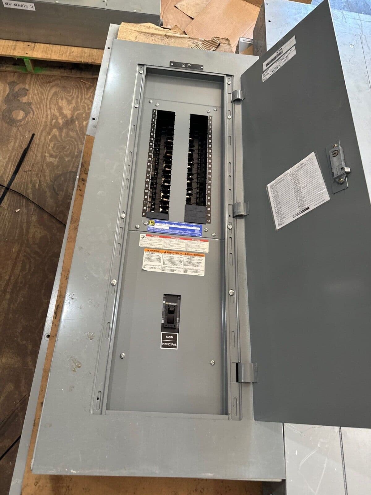 Square D NQ Panelboard 225A 208Y/120V 3PH 4W 42 Cir Indoor Encl P538 – image 1