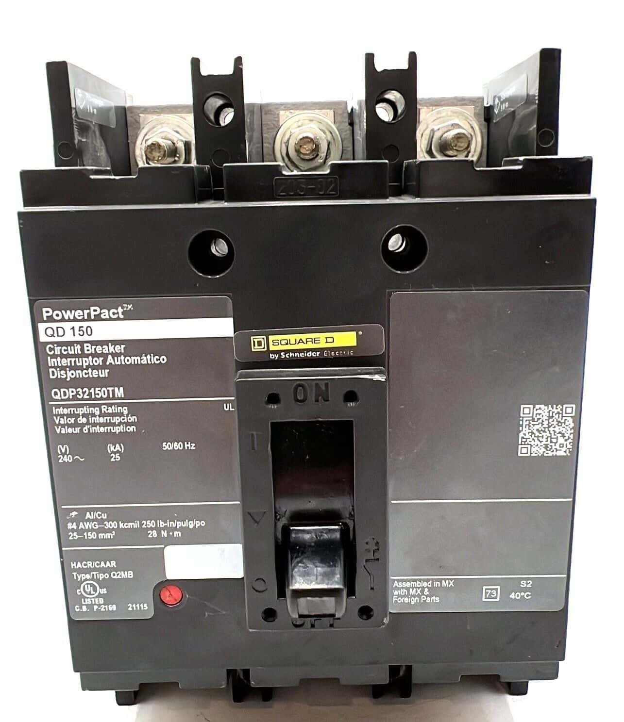 Square D QDP32150TM Circuit Breaker — image 1 of 7