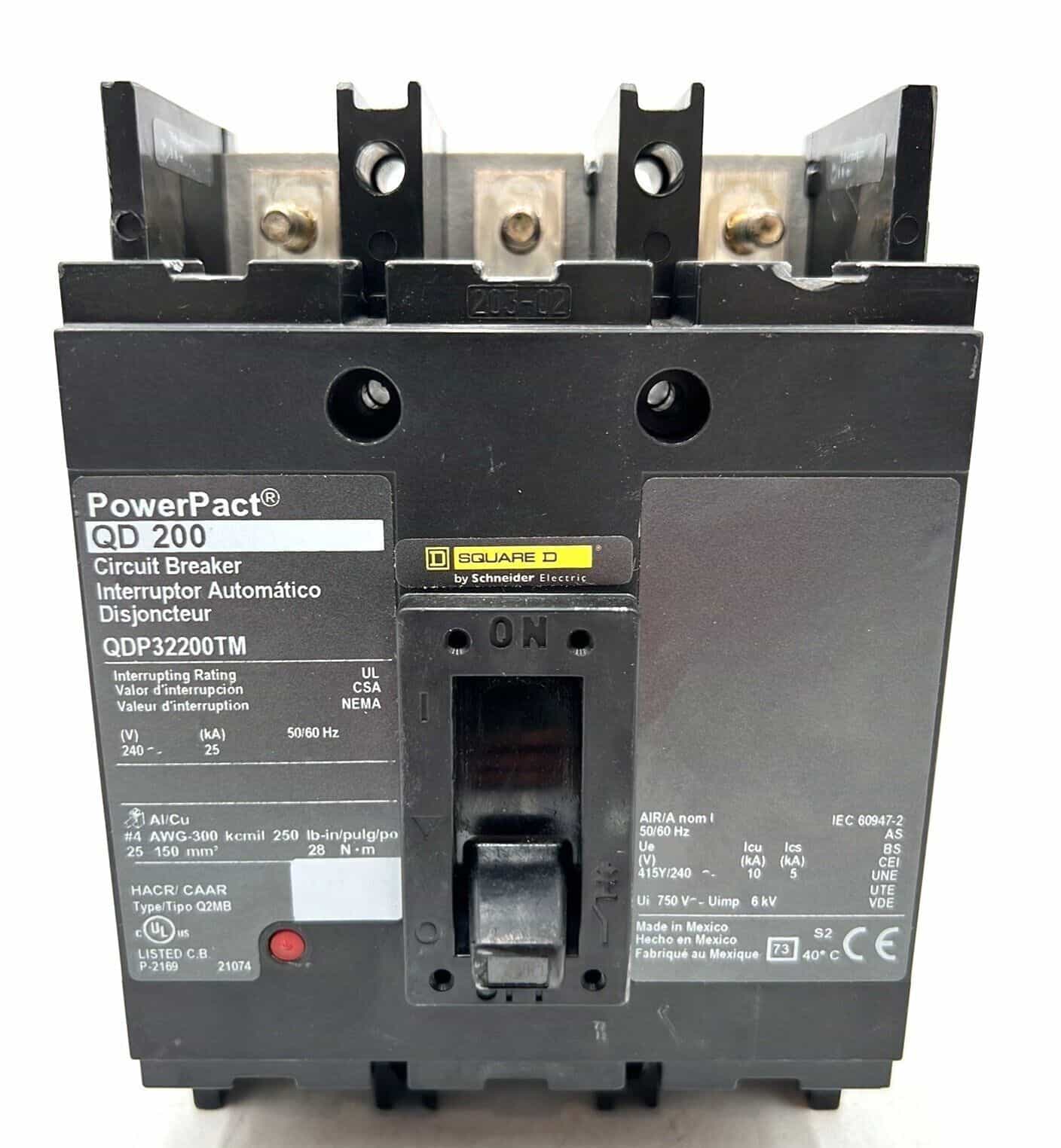 Square D QDP32200TM Circuit Breaker — image 1 of 7