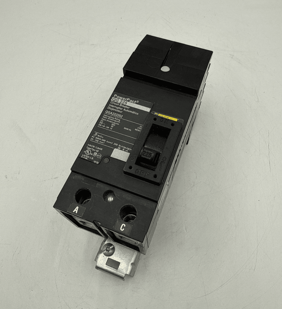 Square D QGA222252 I-Line Circuit Breaker 225A 2P 240V QGA 225 Amp 2 Pole QG 225 – image 1