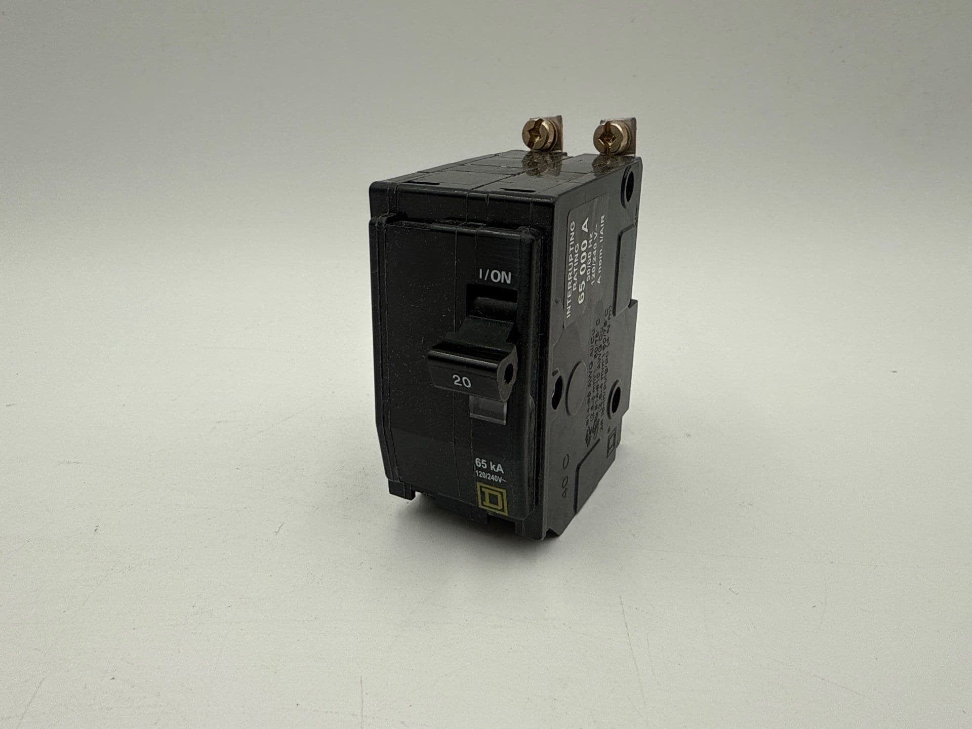Square D QHB220 Circuit Breaker 20A 2P 120/240V 65kA QOB 20 Amp 2 Pole – image 1