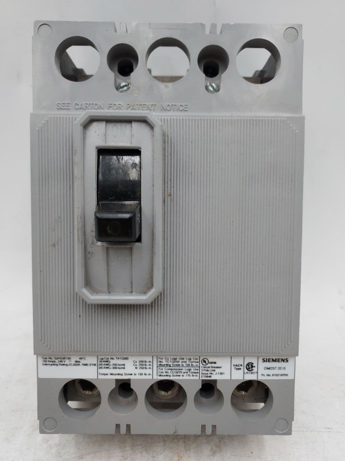 Siemens QJH23B150 – image 1