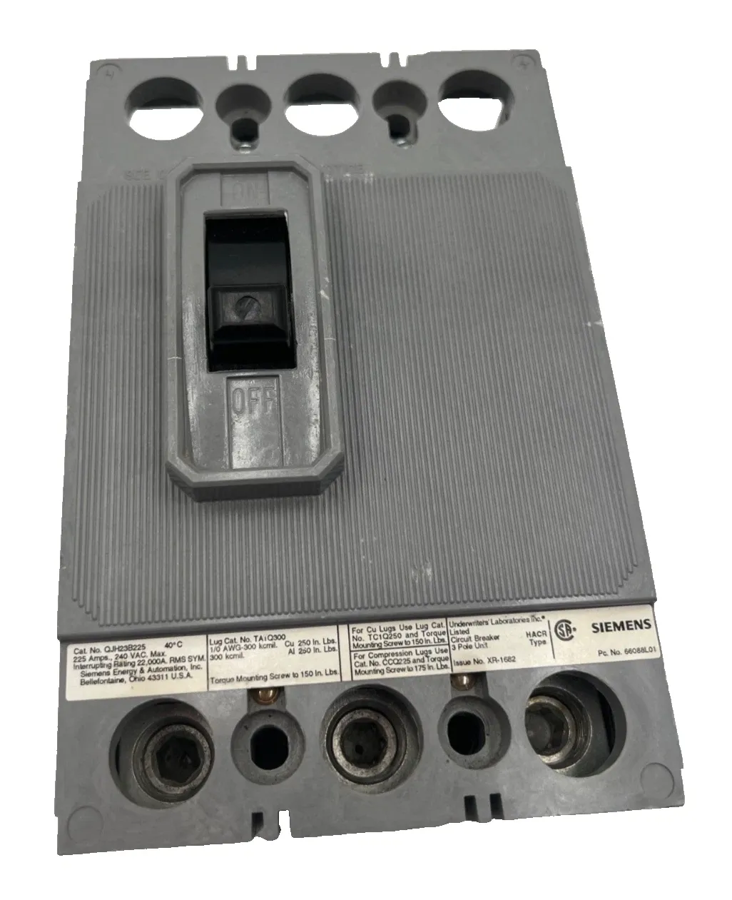 Siemens QJH23B225 Circuit Breaker — image 1 of 6