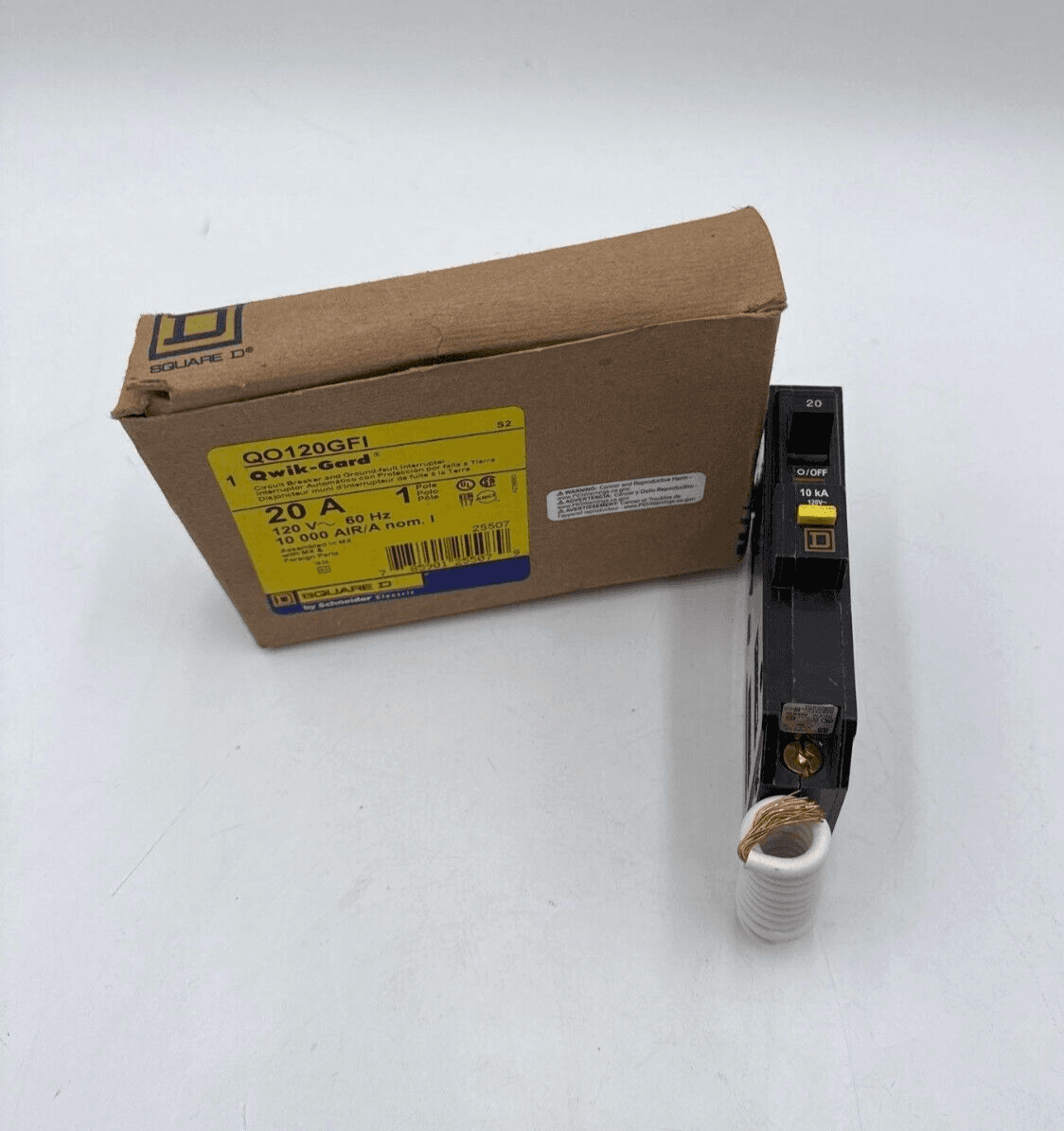 Square D QO120GFI Circuit Breaker — image 1 of 6