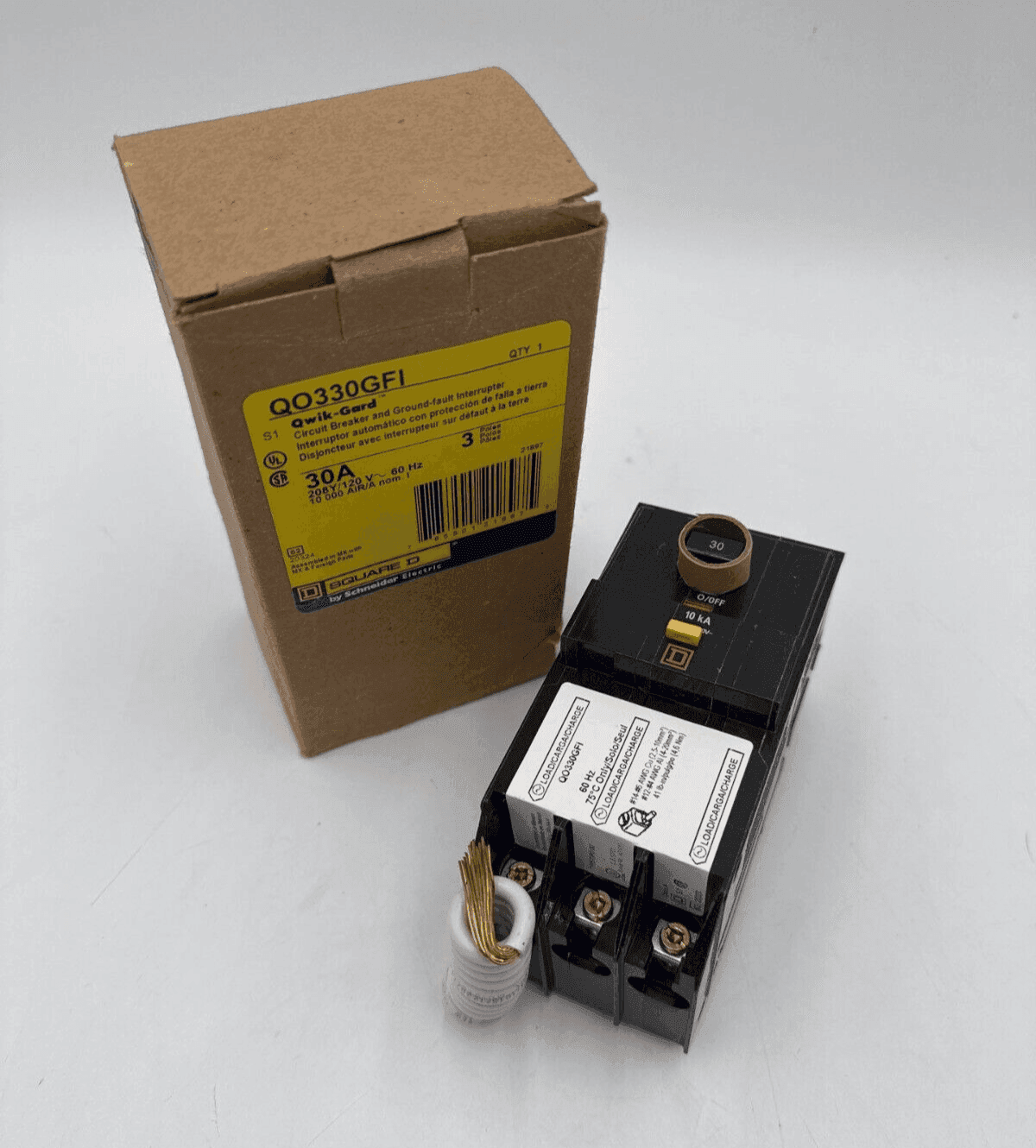 Square D QO330GFI Circuit Breaker — image 1 of 8
