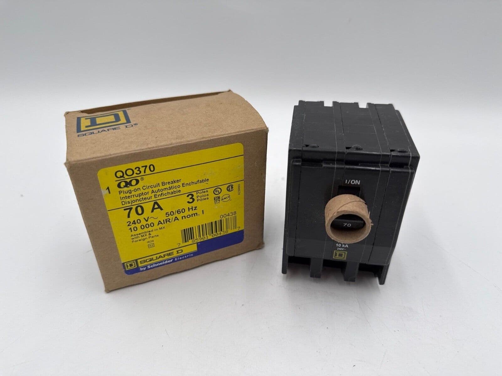 Square D QO370 Circuit Breaker — image 1 of 10