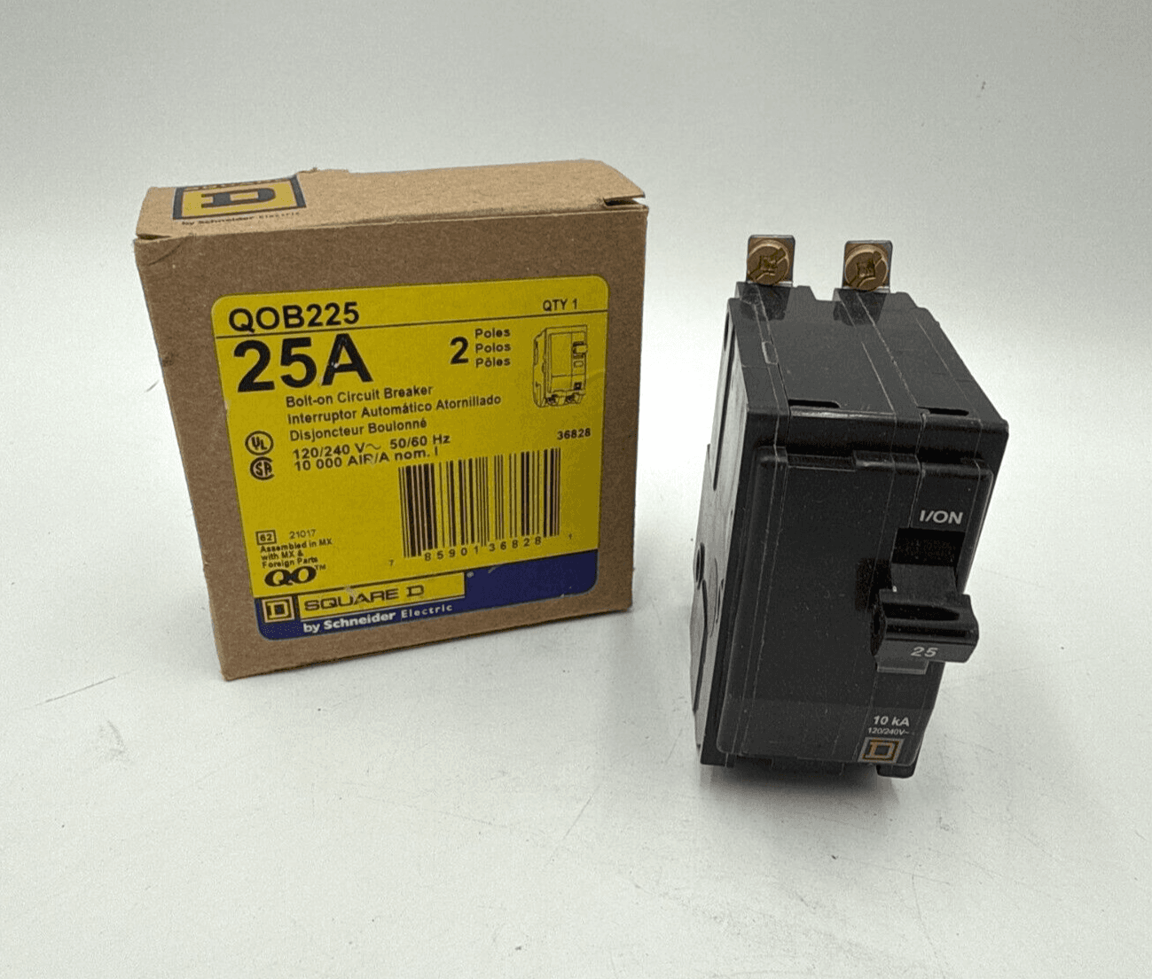 Square D QOB225 Circuit Breaker — image 1 of 8