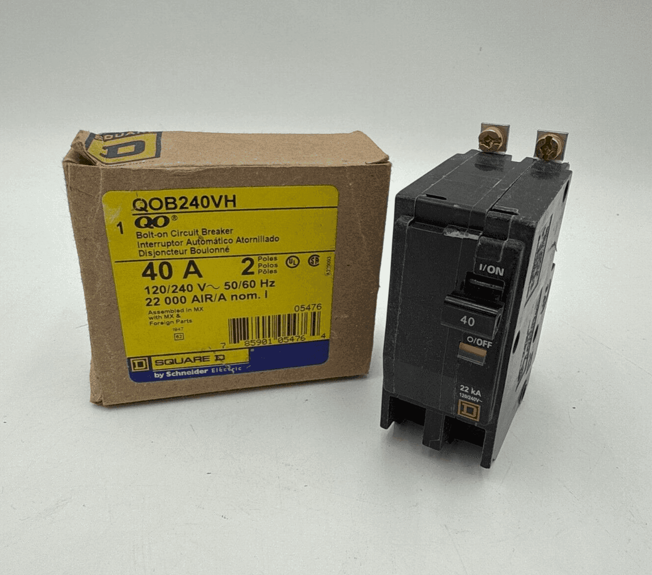 Square D QOB240VH Circuit Breaker — image 1 of 7