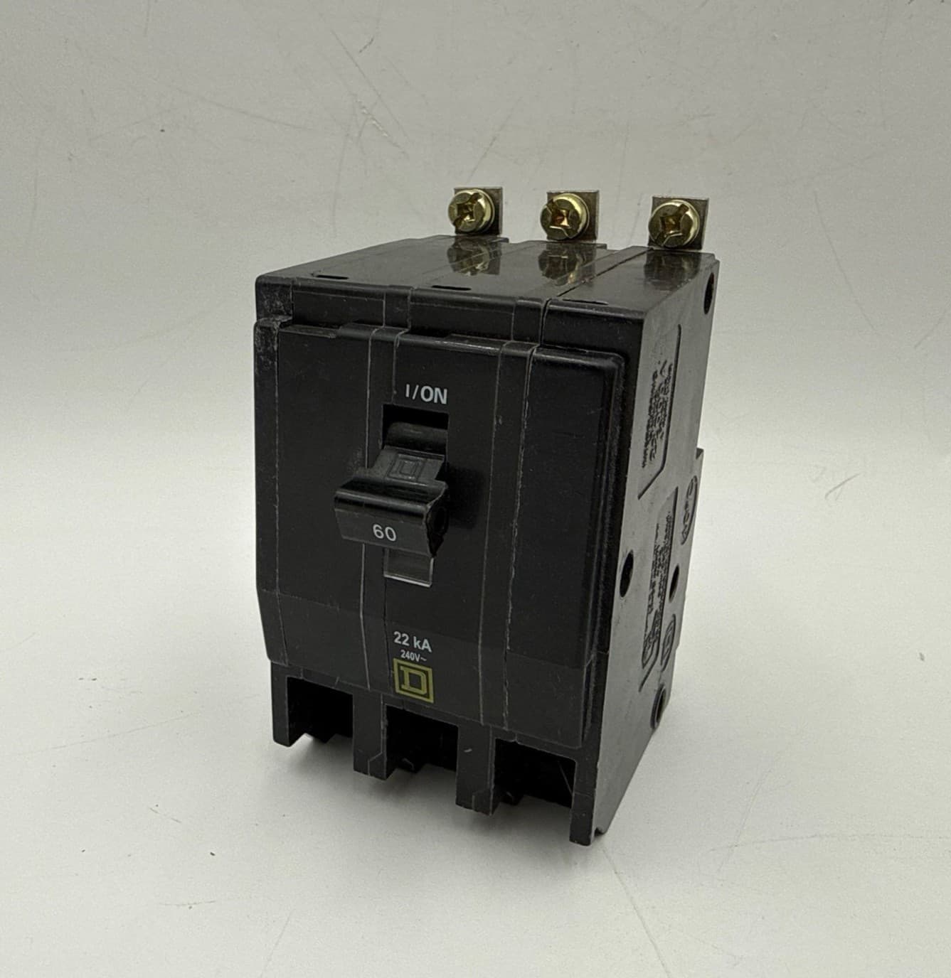 Square D QOB360VH Circuit Breaker 60A 3P 120/240V 22kA 60 Amp 3 Pole – image 1