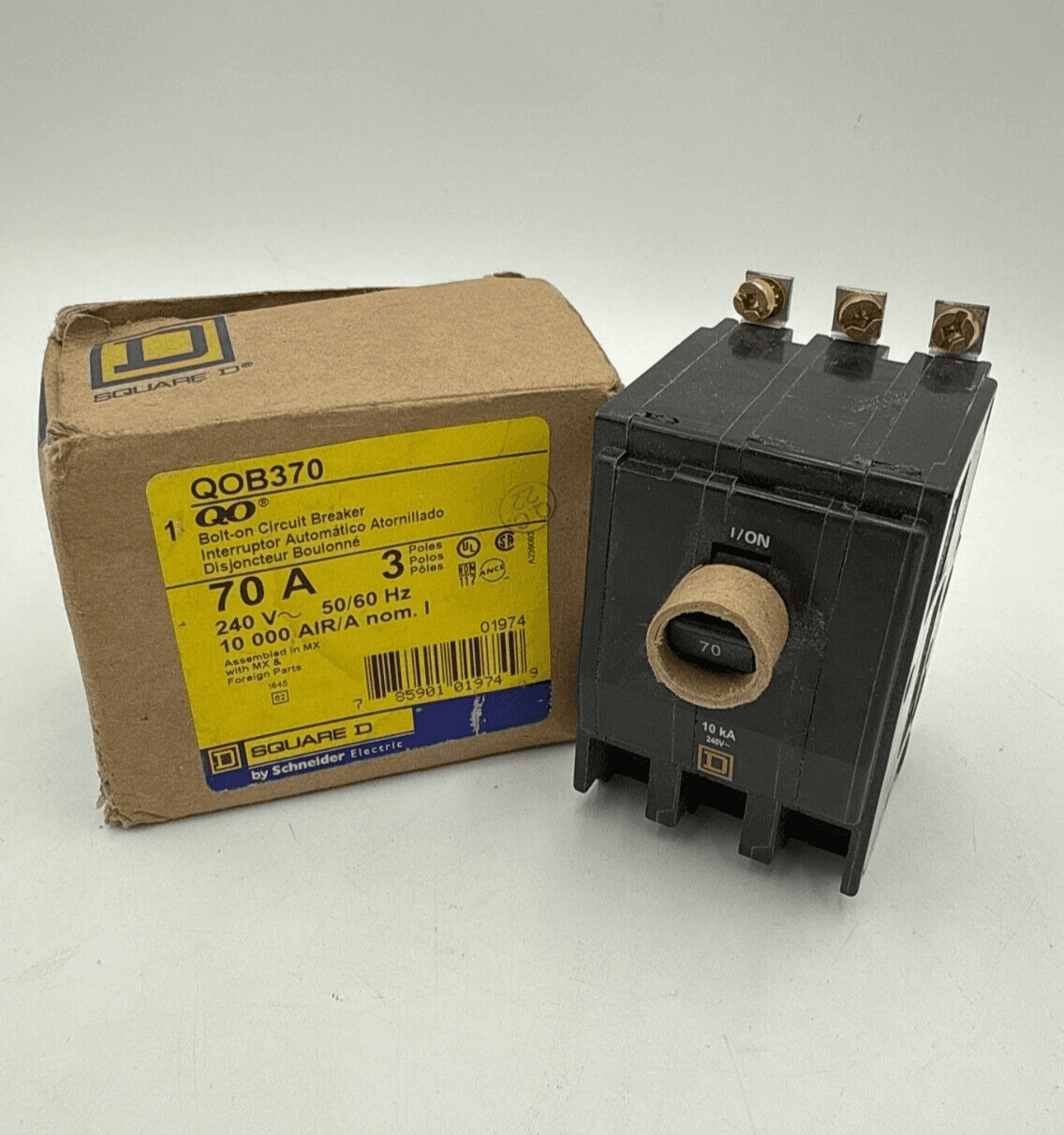 Square D QOB370 Circuit Breaker — image 1 of 7
