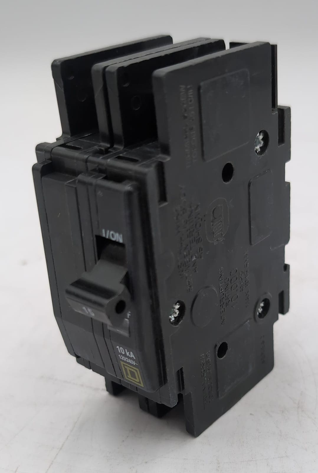 Square D QOU215 Miniature Circuit Breaker 15 Amp 2-Pole 120/240V Unit Mount New