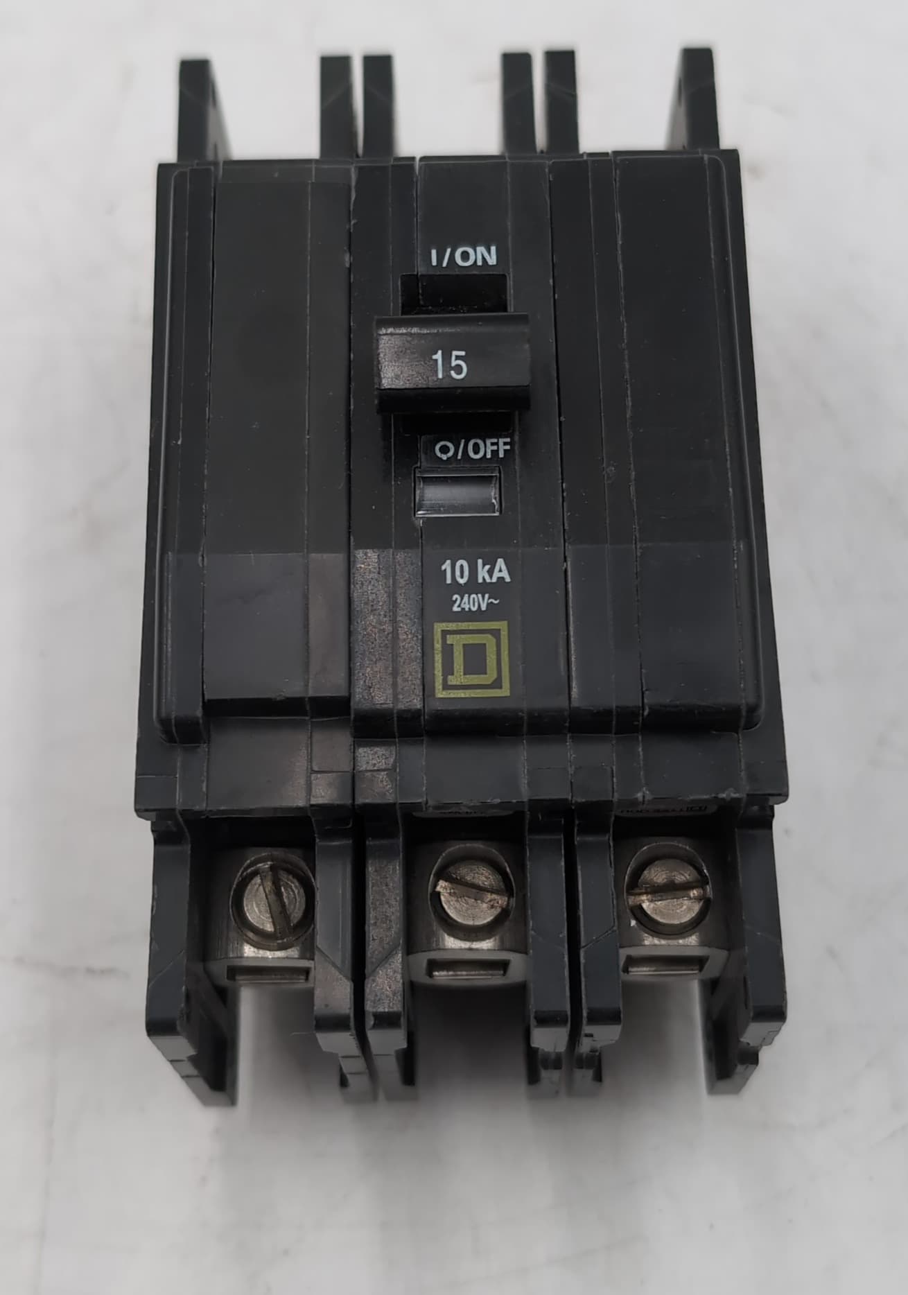 Square D QOU315 Miniature Circuit Breaker 15 Amp 3-Pole 240V Unit Mount NEW – image 1