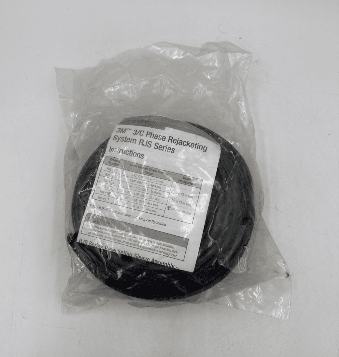 10ft 3M RJS-5 3/C Phase Rejacketing Sleeve System RJS Series 10 feet – image 1