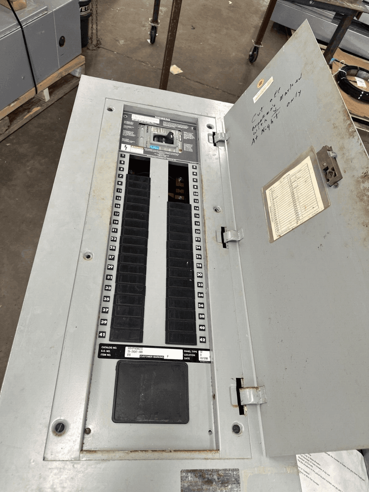 Siemens S2E42FX200CTS Panel — image 1 of 10