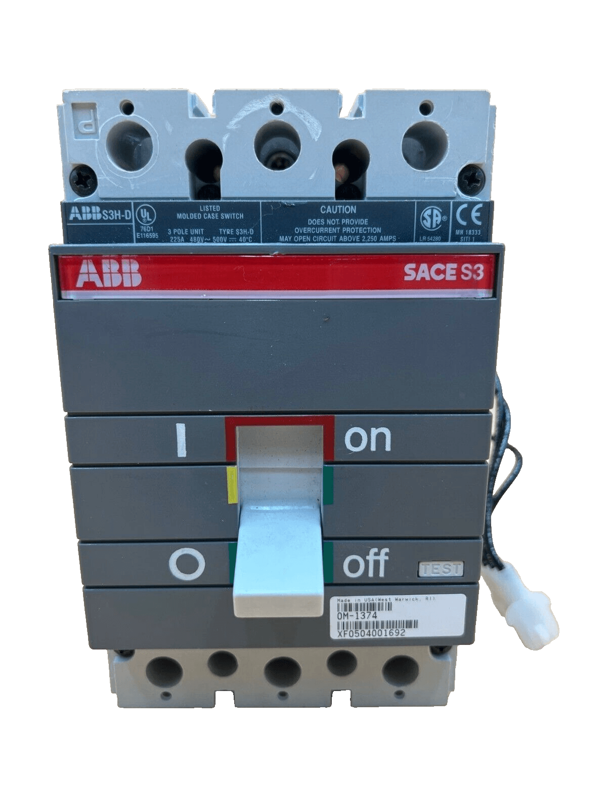 ABB S3H-D Circuit Breaker — image 1 of 7