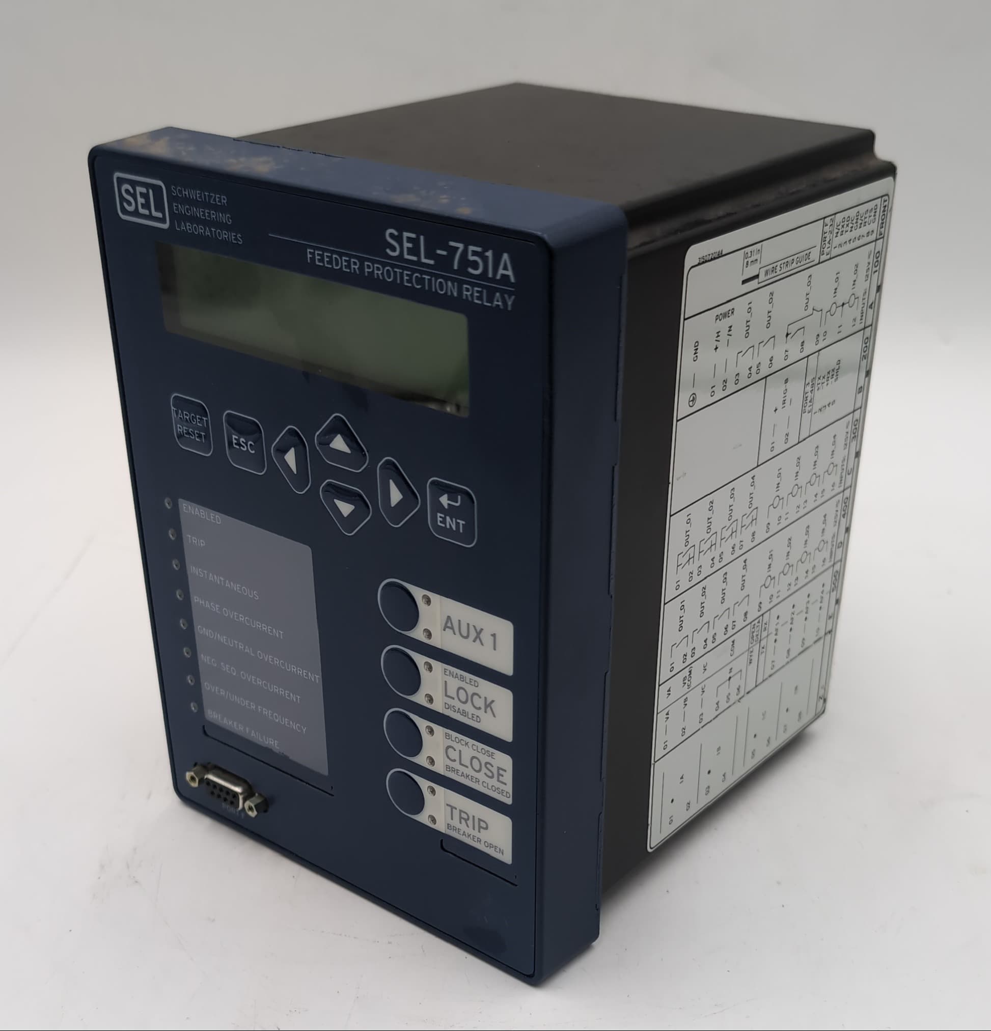 SEL-751A51ACA74850100 Schweitzer SEL-751A Feeder Protection Relay – image 1