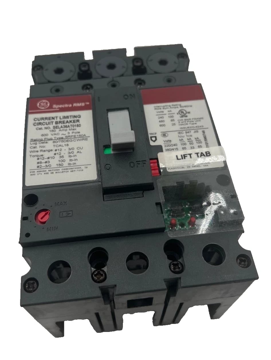 GE SELA36AT0150 Circuit Breaker 150A 3P 600V 3PH SELA 150 Amp 3 Pole NEW – image 1