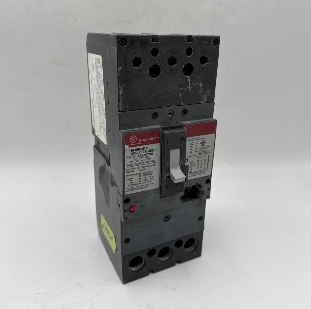 GE SFLA36AT0250 Circuit Breaker — image 1 of 8