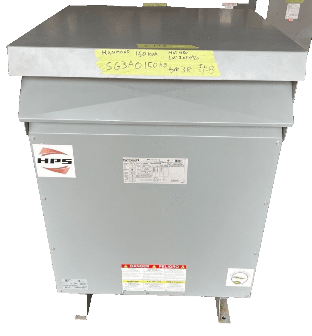 Hammond SG3A0150KB Dry Type Transformers — image 1 of 7