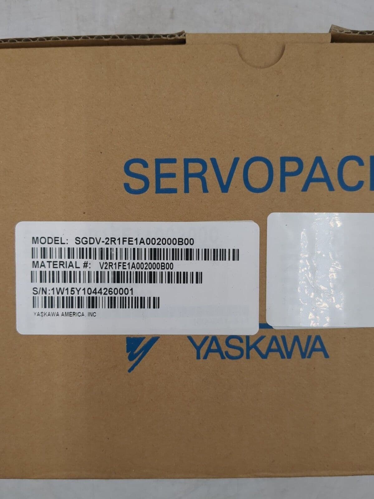 Yaskawa SGDV-2R1FE1A002000B00 – image 1