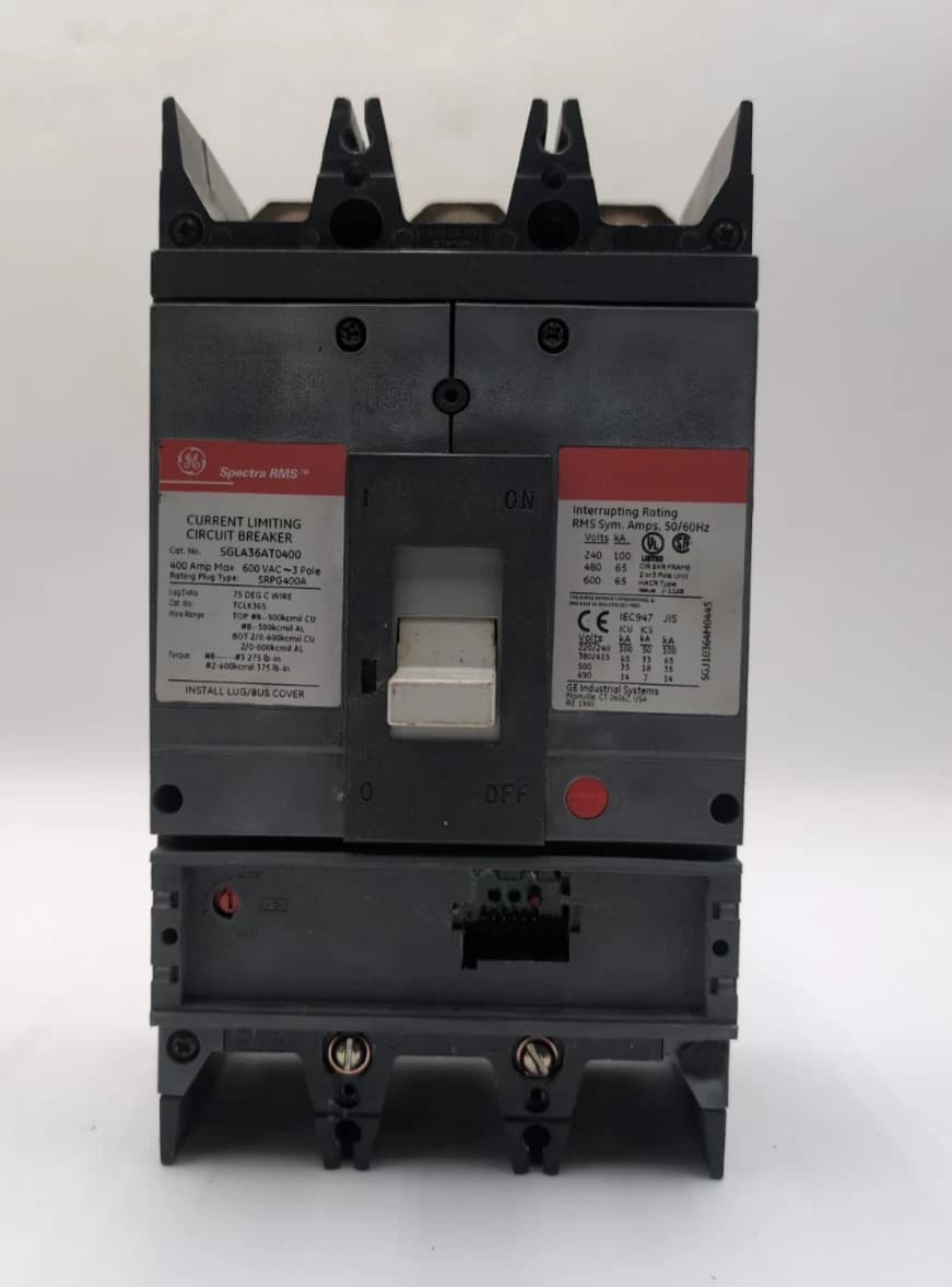 General Electric SGLA36AT0400 Circuit Breaker 400A 3P 600V SGLA 400 Amp 600VAC