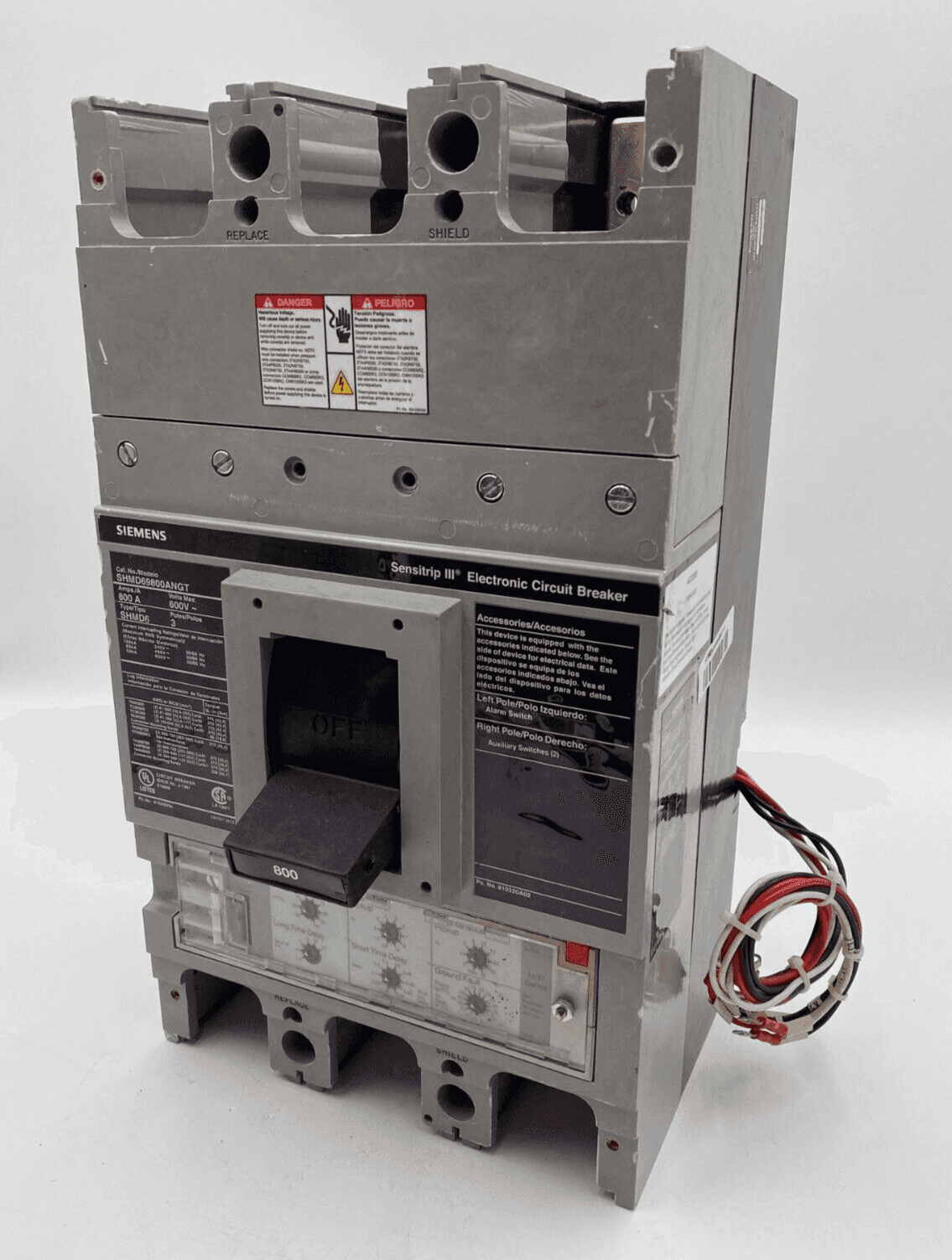 Siemens SHMD69120AGH Circuit Breaker — image 1 of 12