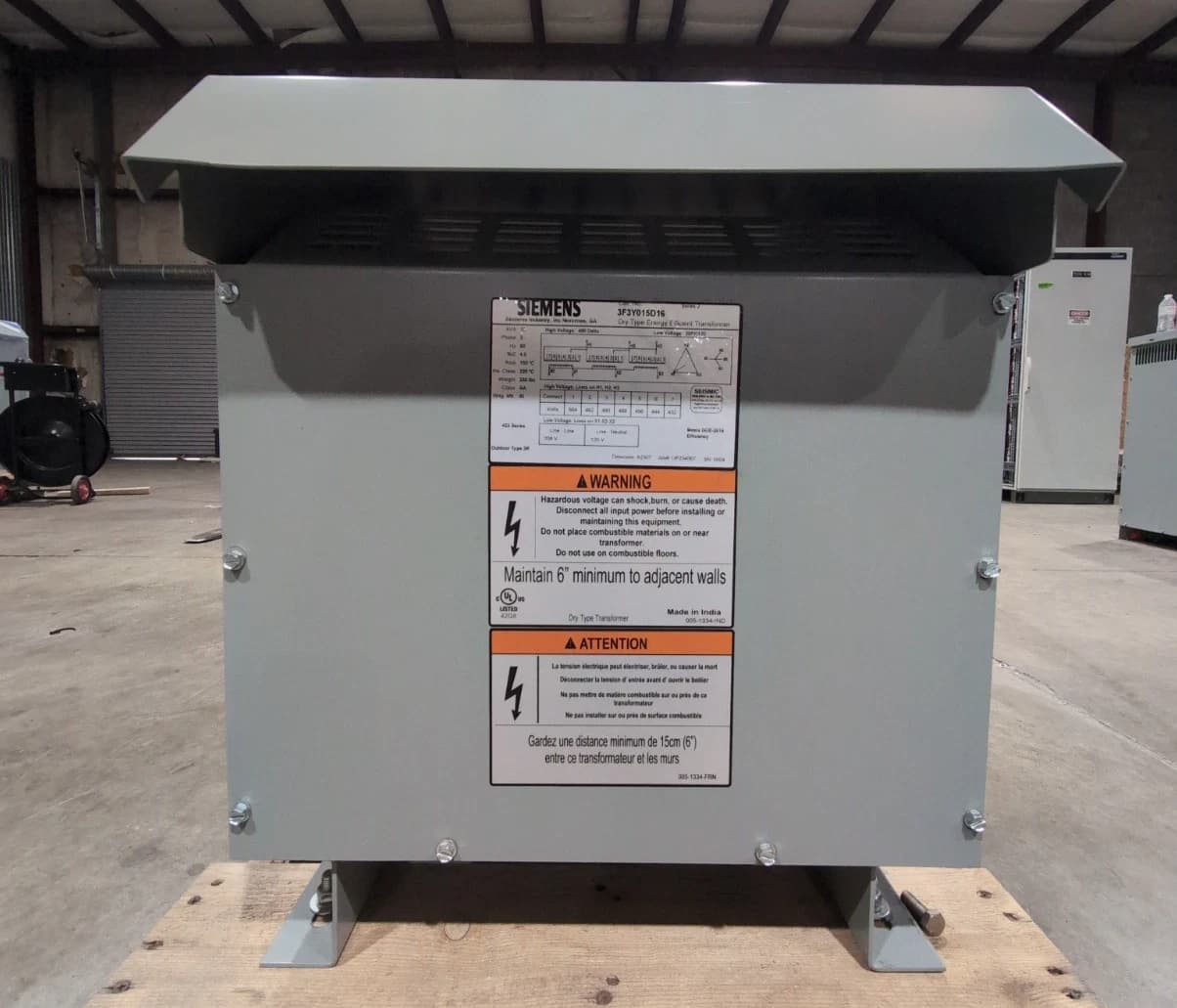 Siemens 3F3Y015D16 Dry Type Transformers — image 1 of 10
