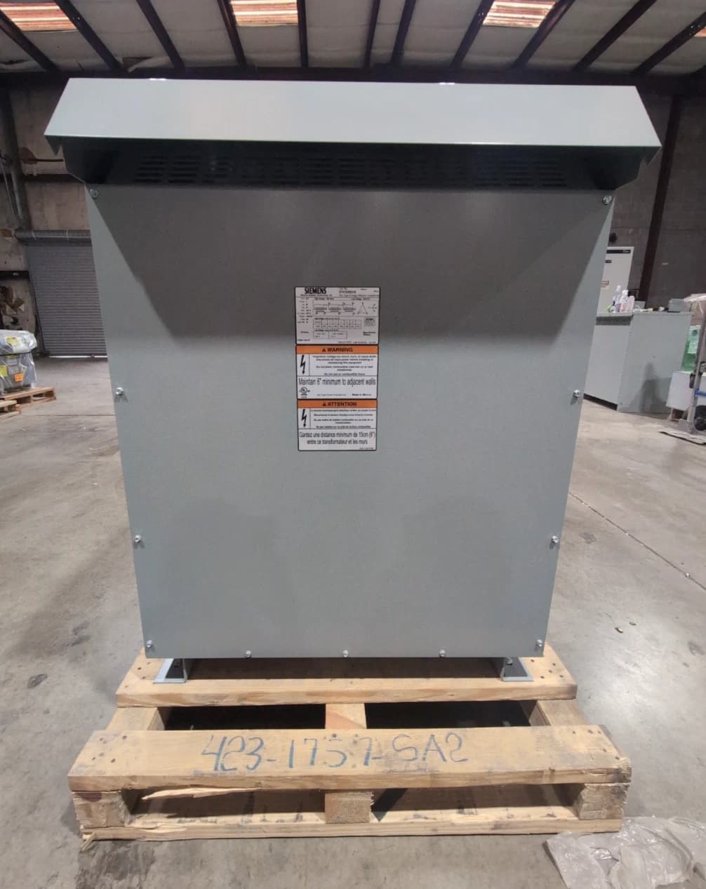 Siemens 3F5Y225D16 Dry Type Transformers — image 1 of 9