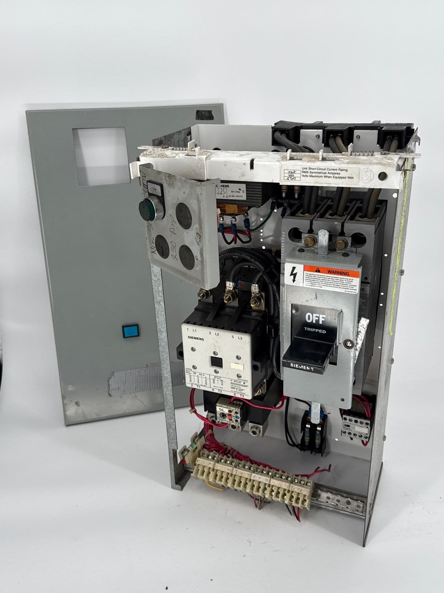 Siemens Model 90 24" Combo MCC Bucket 3TF52 Starter FXD63A250 250 Amp – image 1