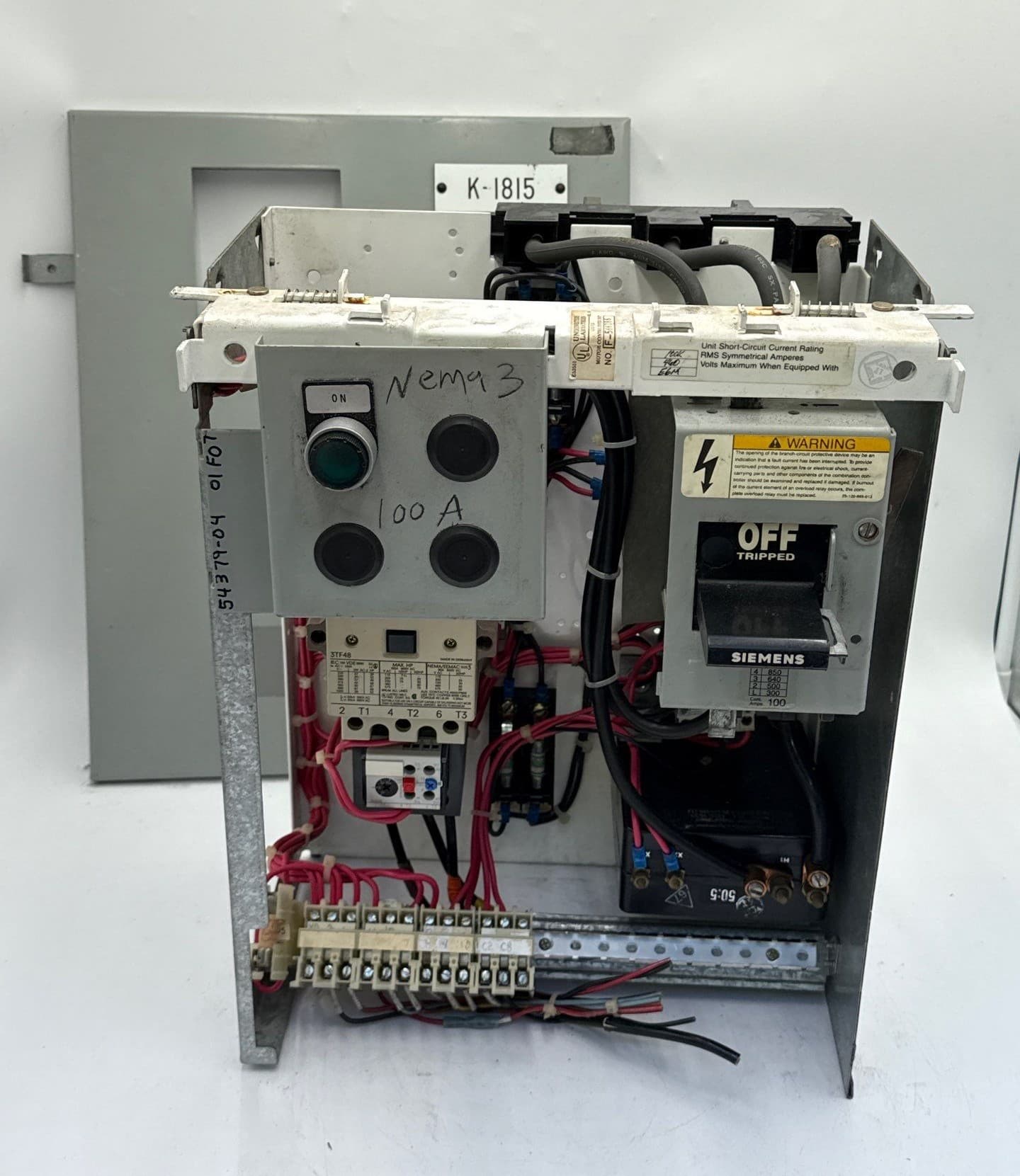 Siemens Model 90 MCC Bucket — image 1 of 8