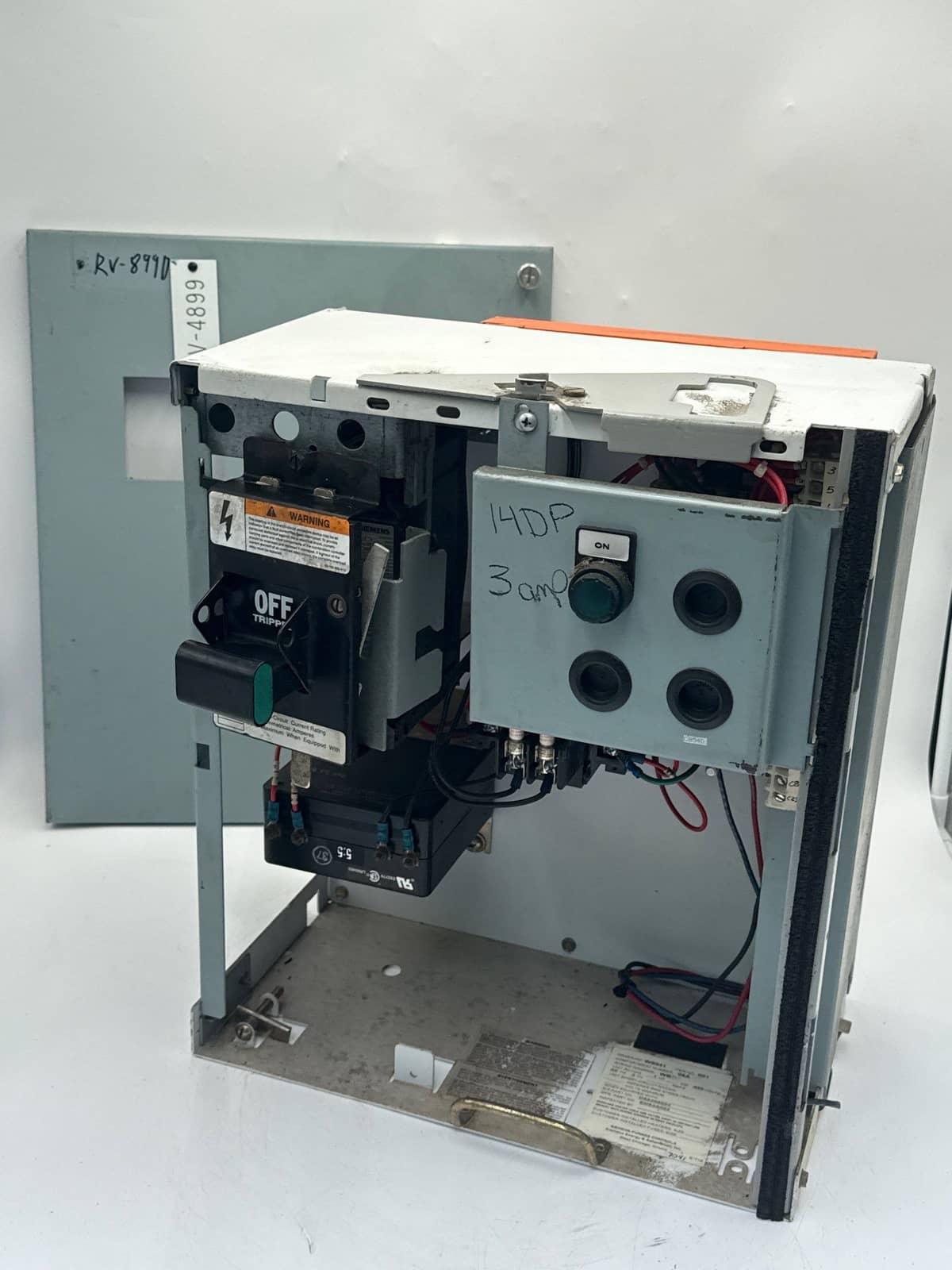 Siemens Model 95+ 18" 3A Combo MCC Bucket Size 1 14DP32A71 Starter ED63A003