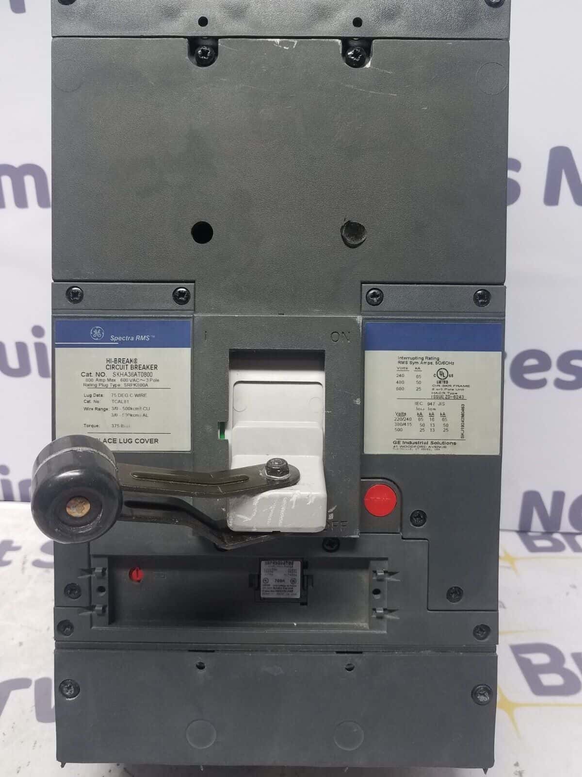 GE SKHA36AT0800 Circuit Breaker — image 1 of 8