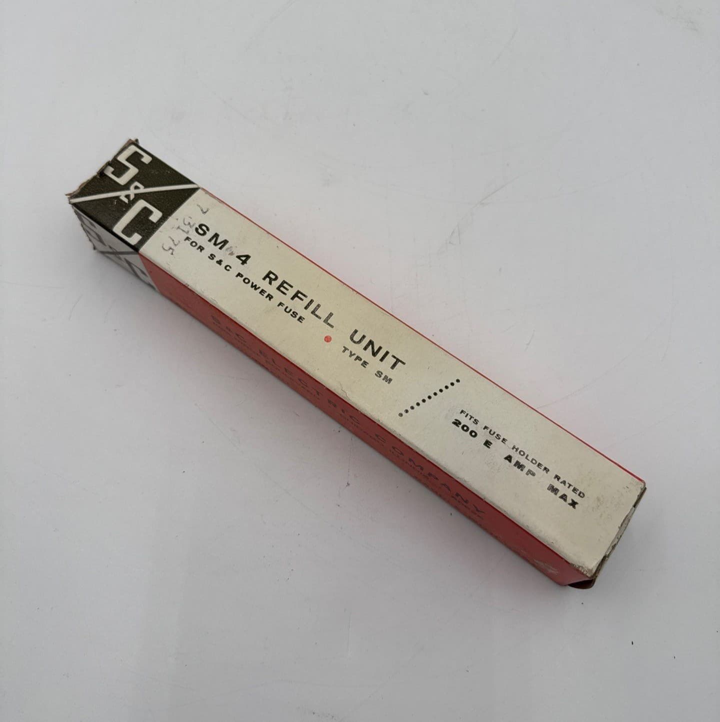 S&C POWER FUSE SM-4 REFILL UNIT 200E AMPERES 14.4KV – image 1