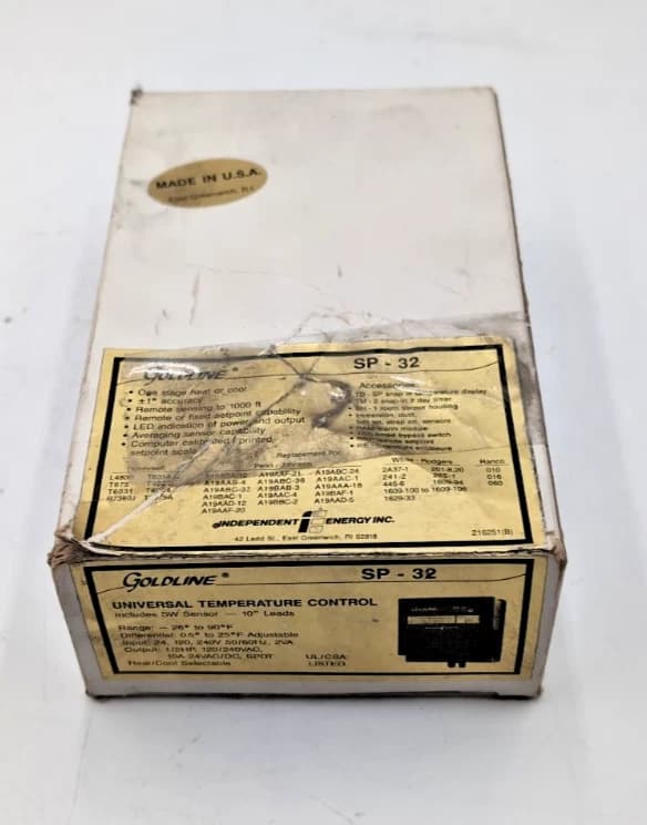 Goldline SP-32 Electronic Temp Control Unit Obsolete New – image 1